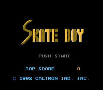 Skate Boy (Spain) (En) (Gluk Video) (Unl) screen shot title